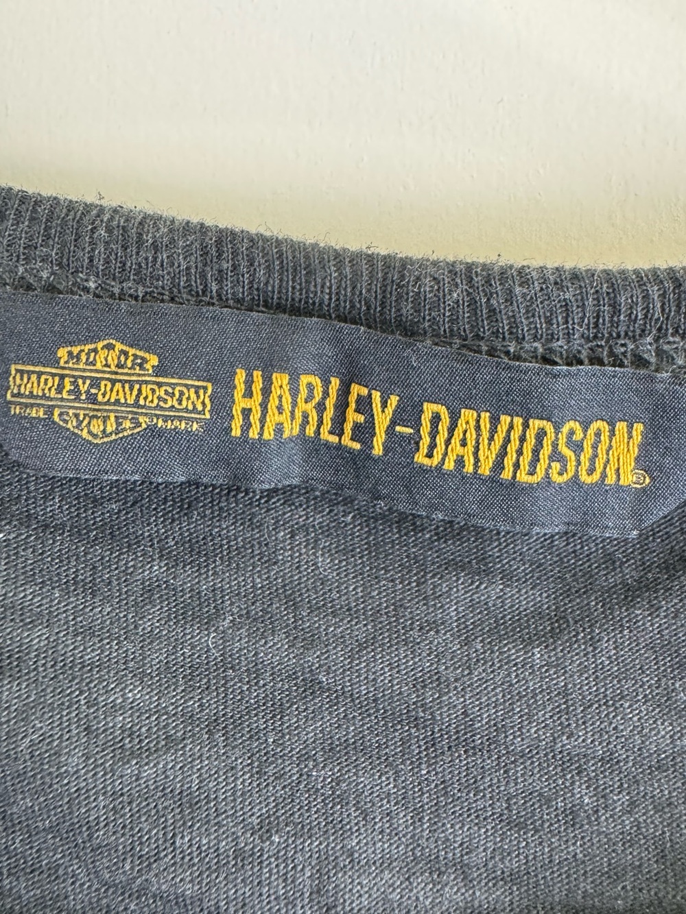 Harley-Davidson Jersey Applique Tee Women's S Black Slub 99050-18VW - Picture 3 of 5
